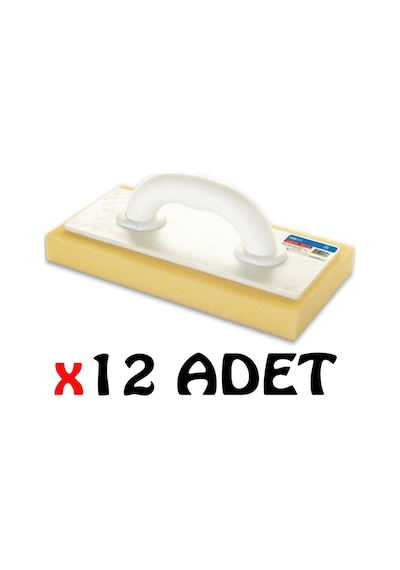 Dekor Hassan Dh180 Süngerlı Mala 16x30 Cm 12 Adet