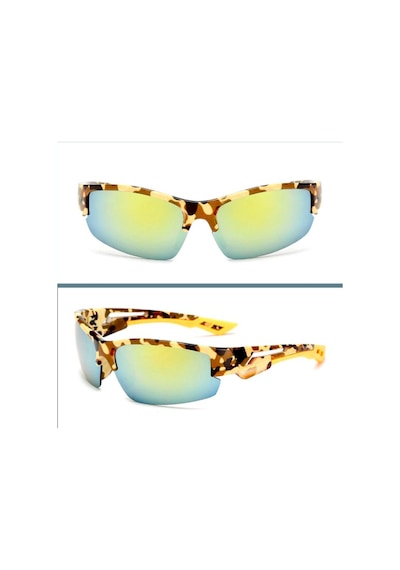 Omeniv Gold Kamuflaj Güneş Gözlüğü Sport Gözlük Kamp Outdoor UV