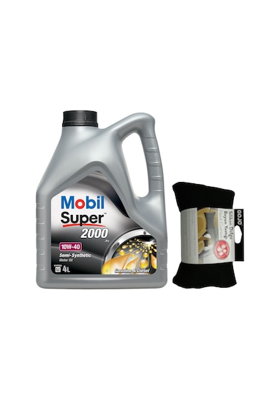 Mobil Super 2000 X1 10W-40 Yarı Sentetik Motor Yağı 4 L + Boyun Yastığı