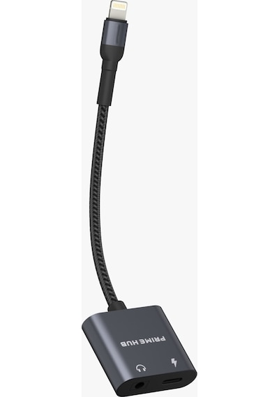 2 İn 1 Lightning Hub Çoklayıcı Kablo Şarj Ve Kulaklık Girişli Lightning Aux Dönüştürücü Çevirici