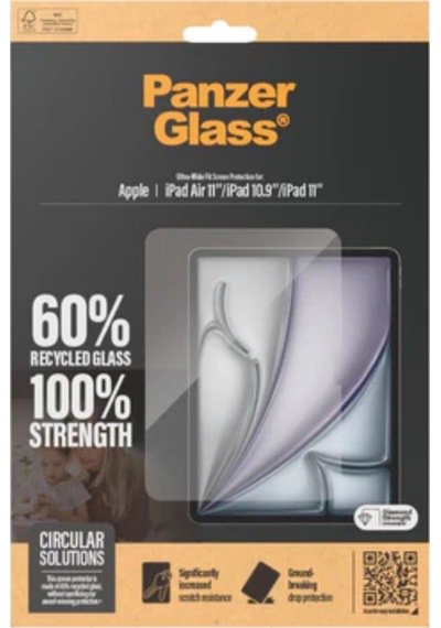 Panzerglass Apple Uyumlu iPad  Air 11" 2025-2024 Uwf Uygulama Aparatlı Ekran Koruyucu