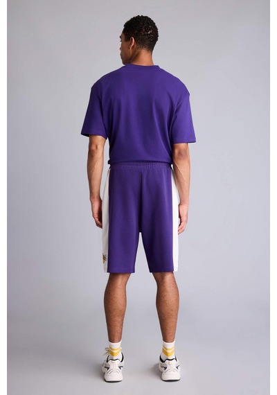 Defacto Nba Los Angeles Lakers Baggy Fıt Şort H3427ax26smpr299 Mor-pr299