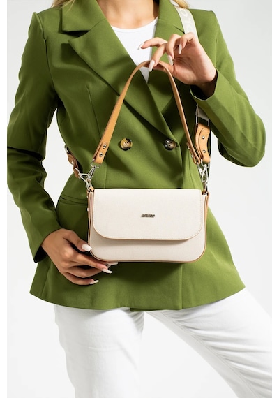 Just Polo Kadın Yeni Sezon Lakos El Ve Omuz Çantası 236005mh Krem