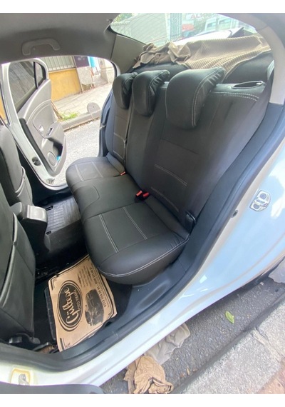 Renault Fluance 2010 2016 Uyumlu Arka Sırt Arka Oturma Tek Parça Model Komple Siyah Deri Beyaz Ip