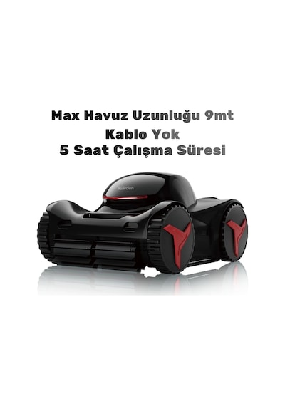 Igarden M1-50 Kablosuz Havuz Robotu Akıllı Şarjlı Temizlik Robotu