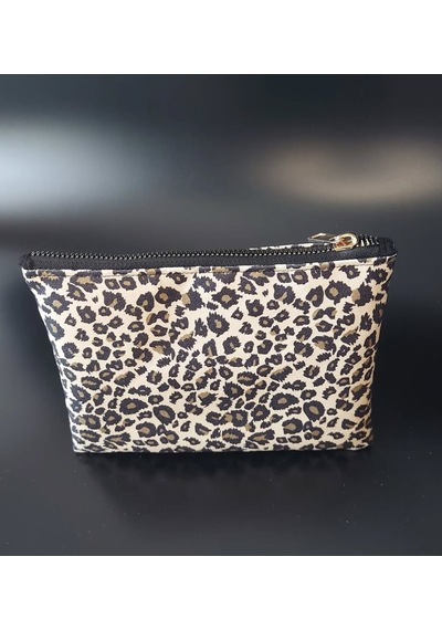Meryy Collection Clutch Simli Leopar Çanta Leopar