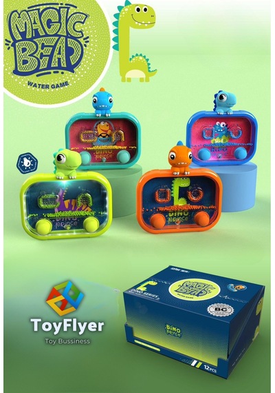 Su Oyunu Water Game Çocuklar İçin Eğlenceli Halka Geçirme Işıklı Dinazor Modelleri