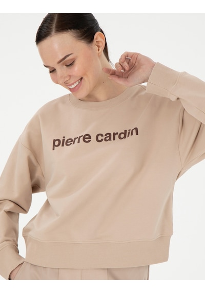 Pierre Cardin Kadın Bej Sweatshirt 50308055-vr011 Bej