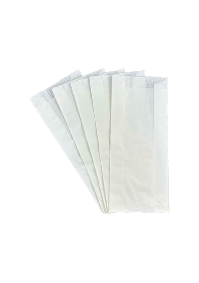 500 Gr Orta Boy Yağlı Kese Kağıdı, Hediye Paketi 12x29cm Beyaz Renk