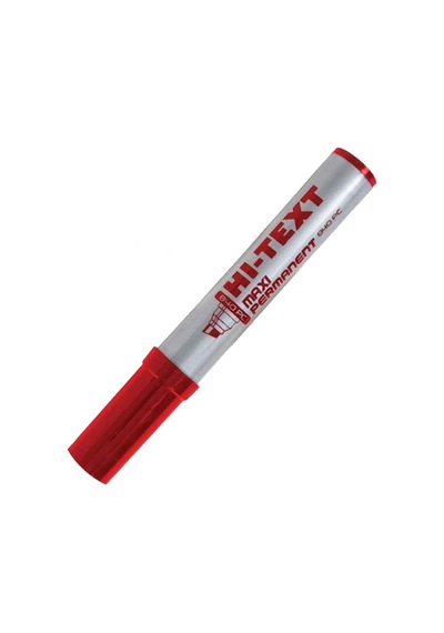 Noki Hi-text Maxi Permanent Marker Kırmızı 840pck Kırmızı