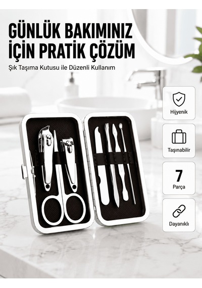 Taşınabilir Çantalı Çok Fonksiyonlu Bakım Seti 76687240