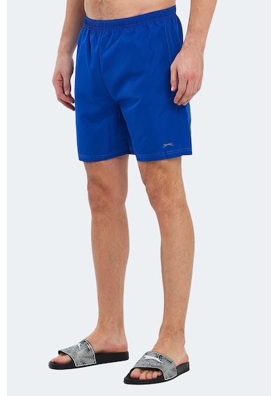 Slazenger Rabı In Erkek Cepli Deniz Şortu Saks Mavi Mayo Saks Mavi