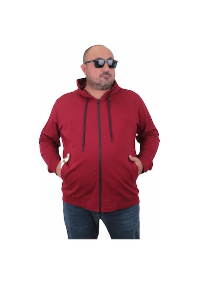 Moc Grande Mocgrande Büyük Beden Basic Mevsimlik Fermuarlı Kapüşonlu Sweat 22751 Bordo-Bordo Moc Grande Mocgrande Büyük Beden Basic Mevsimlik Fermuarlı Kapüşonlu Sweat 22751 Bordo-Bordo
