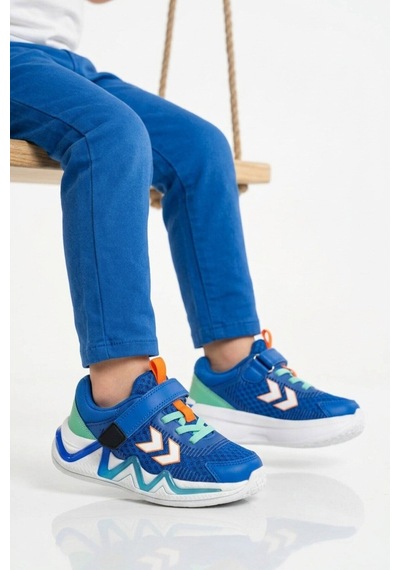 HUMMEL Mavi Fileli Hafif Esnek Erkek Çocuk Spor Ayakkabı 900888 Hml Orıo Jr