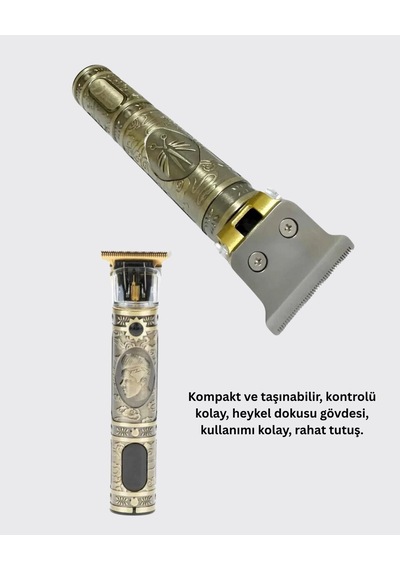 Kompakt Tasarımlı Uzun Pil Ömürlü Saç Sakal Kesme Makinesi