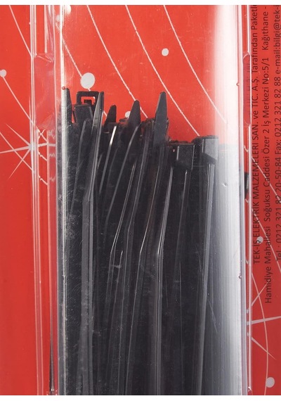 Tek-iş Kablo Bağı 292 X 3.6 Mm 100 Adet Siyah Genel