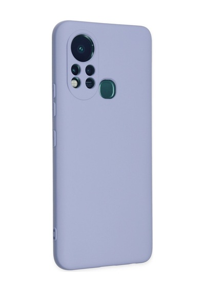 İnfinix Hot 11s Uyumlu Kılıf Nano İçi Kadife Silikon - Lila