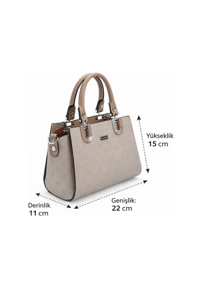 Silver Polo Sp1281 Kadın El Çantası Fashion A.vizon-latte