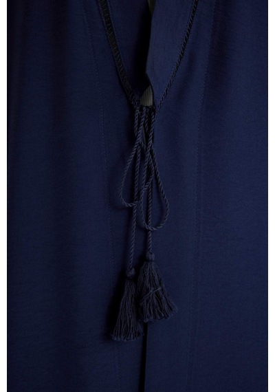Defacto Relax Fit Hakim Yaka Kimono C9691AX24SMNV31 Lacivert