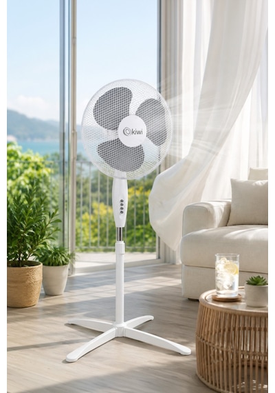 Kiwi Kfan-7417l Standlı Vantilatör 3 Kademe & Salınım & 70 Cm Stabil Taban