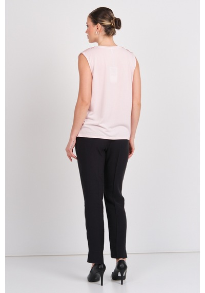 Only Kadın Onlfree Regular Fit Kolsuz Bluz 15290313 Pudra Pudra