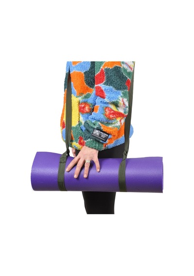 Yoga Matı Pilates Kamp Sandalyesi Plaj Hasırı Taşıma Kemeri Bağlama Askısı Çok Amaçlı Silindir Haki