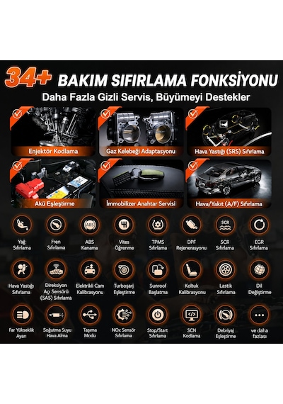 Ancel Ds600 Elıte Profesyonel Universal Obd2 Oto Arıza Tespit Cihazı