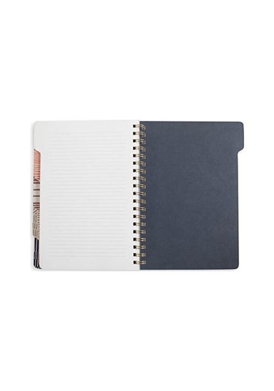 Büyük Sekmeli Defter - Esnek Ciltsiz Kapak, Çok Renkli Açık Gri
