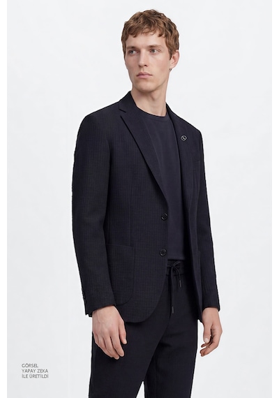 Altınyıldız Collectıon Erkek Lacı Slim Fit Dar Kesim Mono Yaka Torba Cepli Gofre Desenli Esnek Takım Elbise Altınyıldız Collectıon Erkek Lacı Slim Fit Dar Kesim Mono Yaka Torba Cepli Gofre Desenli Esnek Takım Elbise