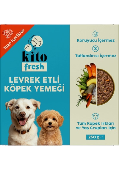 Kito Fresh Levrek Etli Taze Yetişkin Köpek Yemeği 250 G