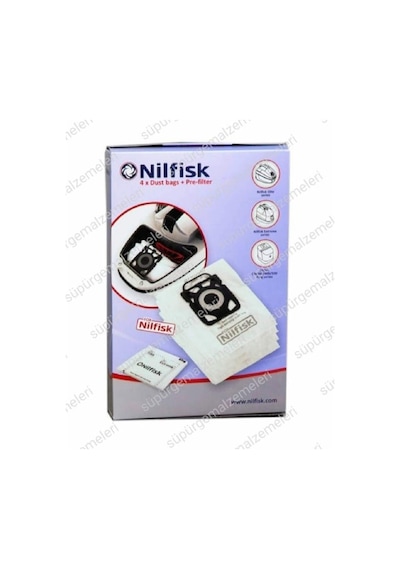 Nilfisk Select Comfort Allergy Kutulu Toz Torbası 4 Lü