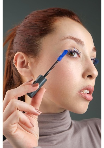 Dolgun Kirpik, Kıvrım Ve Hacim Verici Kalıcı Etkili Mavi Maskara - Ultra Definiton Mascara Saxe Blue Çok Renkli