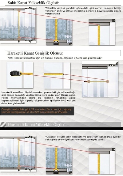 Gri Plise Katlanır Cam Balkon Perdesi - Ofis Perdesi - Mutfak Perdesi - Salon Perdesi -