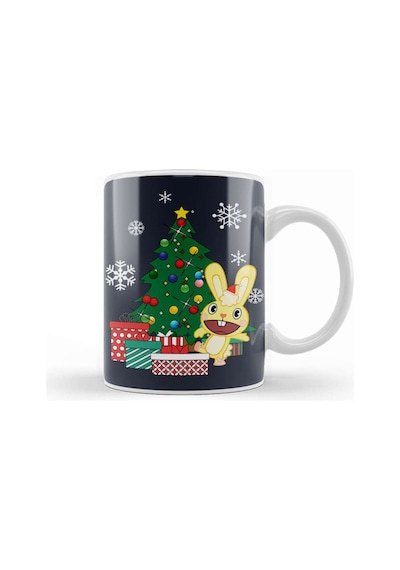 Cuddles Around The Christmas Tree Happy Tree Friends Kupa Bardak Porselen Karışık