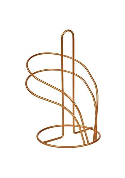 Edora Home Rose Kuğu Kağıt Rulo Havluluk, Dik Dekoratif Havlu Peçetelik - Metal Paslanmaz Rose