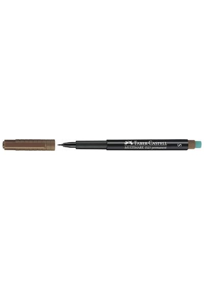 Faber-Castell Permanent Asetat Kalemi Cd Kalemi S Kahve Kahverengi