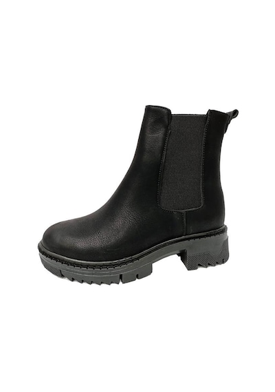 Fix 6011 Yağlı Deri Trend Fashion Kadın Bot Siyah