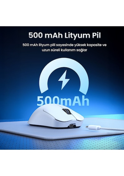Aula Sc380 Pro Paw3311 Sensör 12000 Dpı 1000hz Kablolu Ve Kablosuz Gaming Oyuncu Mouse Siyah Evrensel