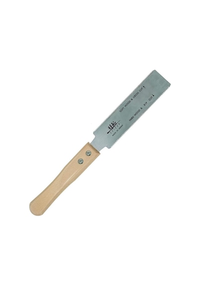 Suızan 2500 Mini Ryoba Japon Testere 15 Cm Ahşap Saplı