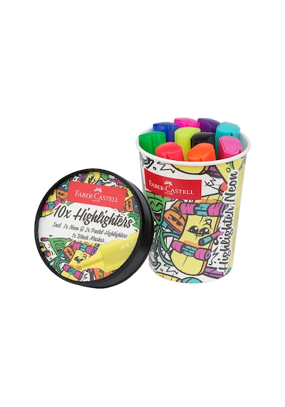 Faber-Castell Textliner Ice Cream, Neon 10'lu