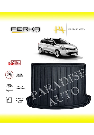Renault Clio 4 Sport Tourer Yüksek Zemin 2012-2019 Bagaj Havuzu