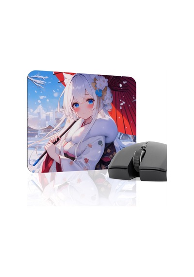 Azur Lane Kaymaz Dikişli Kauçuk Oyuncu Mousepad V3 - 22x18 Gaming Mouse Pad Fare Altlığı