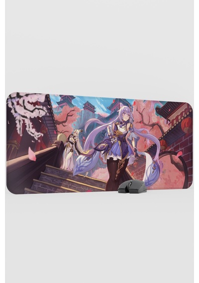 Keqing Genshin Impact Anime Gacha V1 - 90x40 Xxl Gaming Mouse Pad Fare Altlığı
