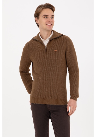 U.s. Polo Assn. Erkek Haki Kazak /triko 50317171-vr027 Hakı