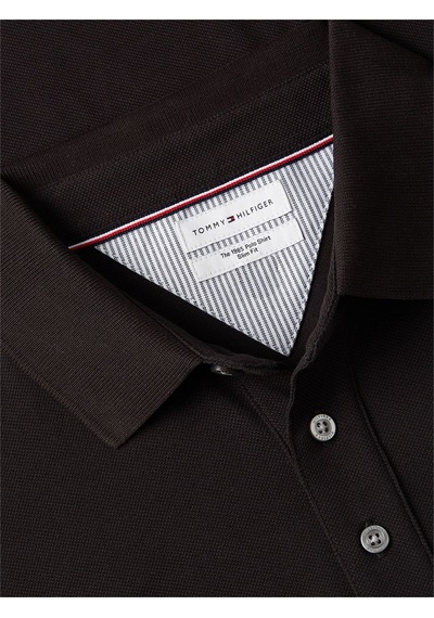 Tommy Hilfiger Core 1985 Slım Polo Erkek Siyah T-shirt - Mw0mw17771
