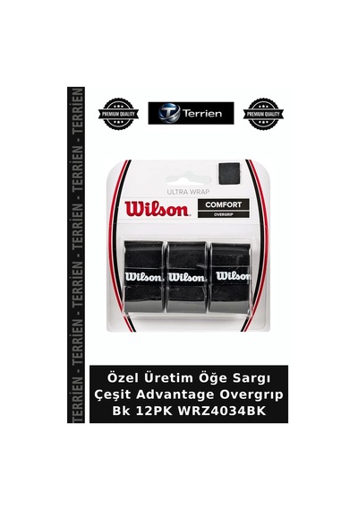 Özel Üretim Öğe Sargı Çeşit Advantage Overgrıp Bk 12pk Wrz4034bk Siyah