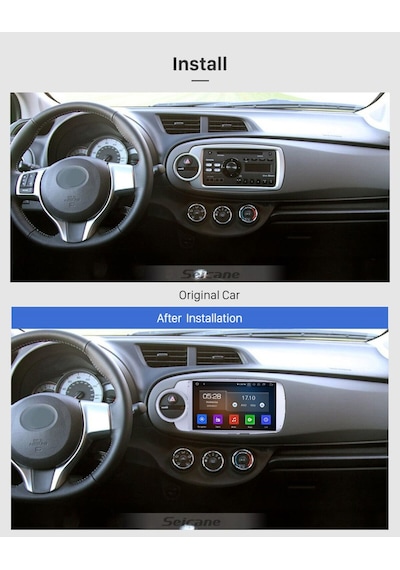 Toyota Yarıs 2012-2018 Multimedya Navigasyon Usb Kamera Carplayer 4 Ram 64 Rom