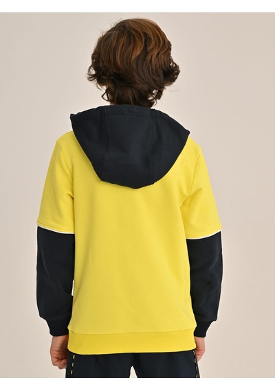Fenerbahçe Sarı Tribün Çocuk Sweatshirt Sari