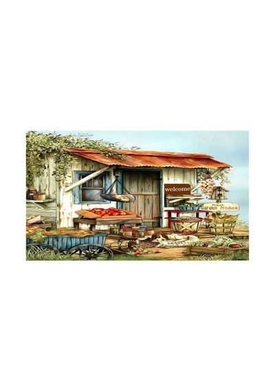 Kapı Önü Balkon Önü Dış Kapı Antre Paspası Yıkanabilir Kaymaz Taban Kahverengi - 930901736 Kahverengi