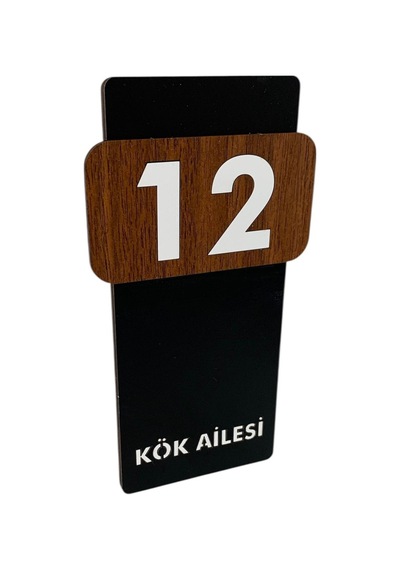 Kişiye Özel Kapı Süsü Numaralık Aile İsmi Ve Hoş Geldiniz Yazılı Dekoratif Ev Hediyesi